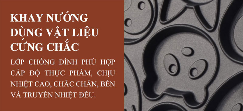 Máy nướng bánh snack Tiross TS9672 - Hàng chính hãng