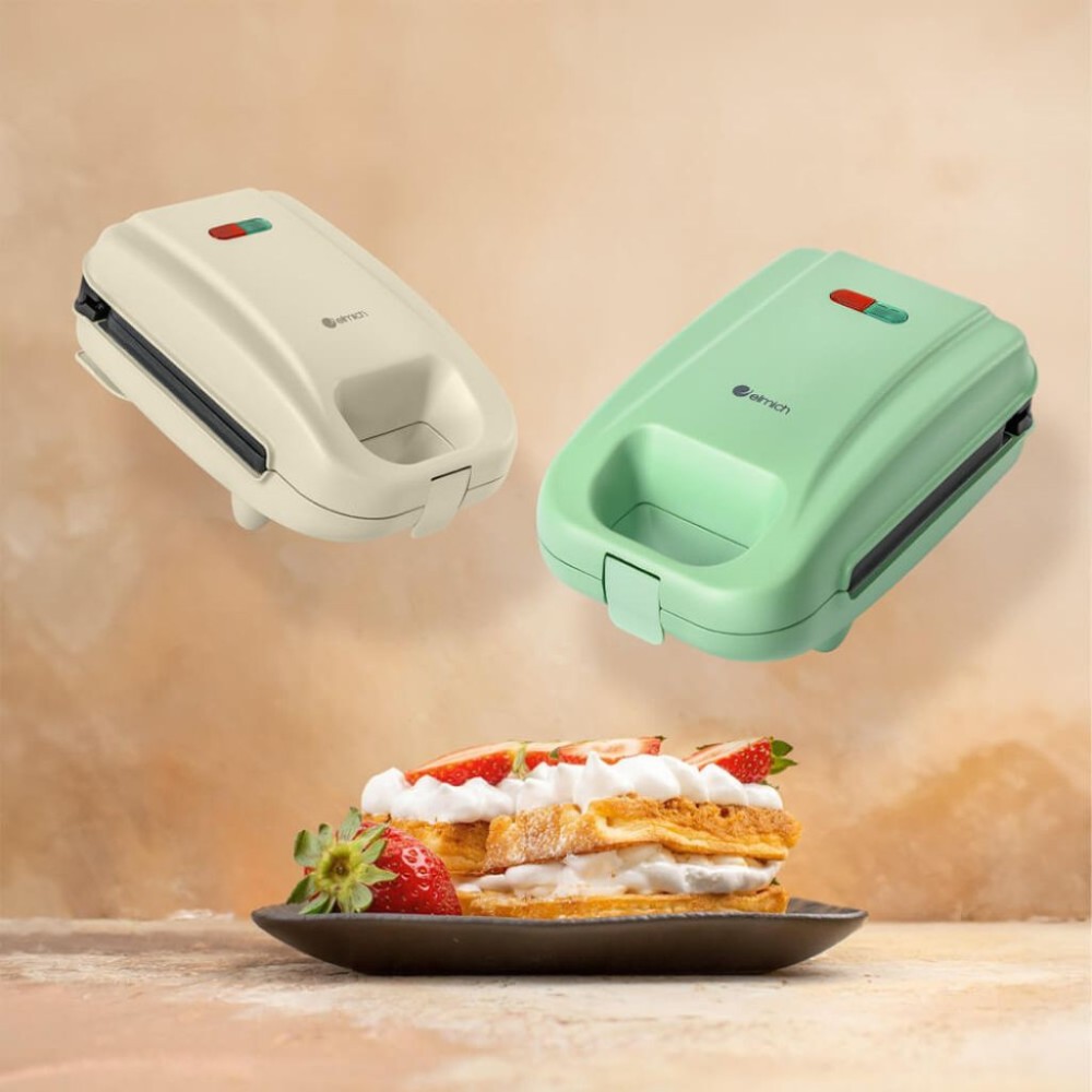 Máy nướng kẹp bánh mỳ 3 trong 1 Elmich SME-8578 - Hàng chính hãng