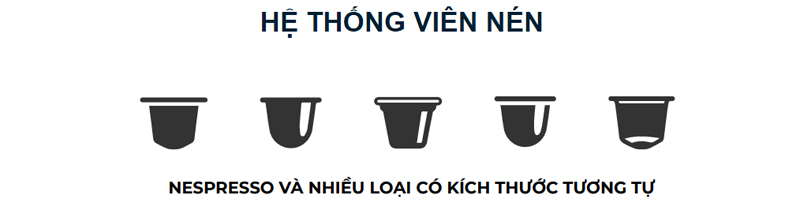 Máy pha cà phê viên nén Cino CAPSULE PINTA - Hàng chính hãng