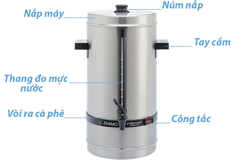 Máy pha cà phê Animo Professional 80P - Hàng chính hãng
