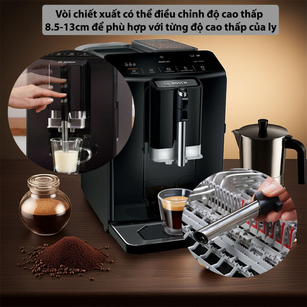 Máy pha cà phê Bosch TIE20119 - Hàng chính hãng