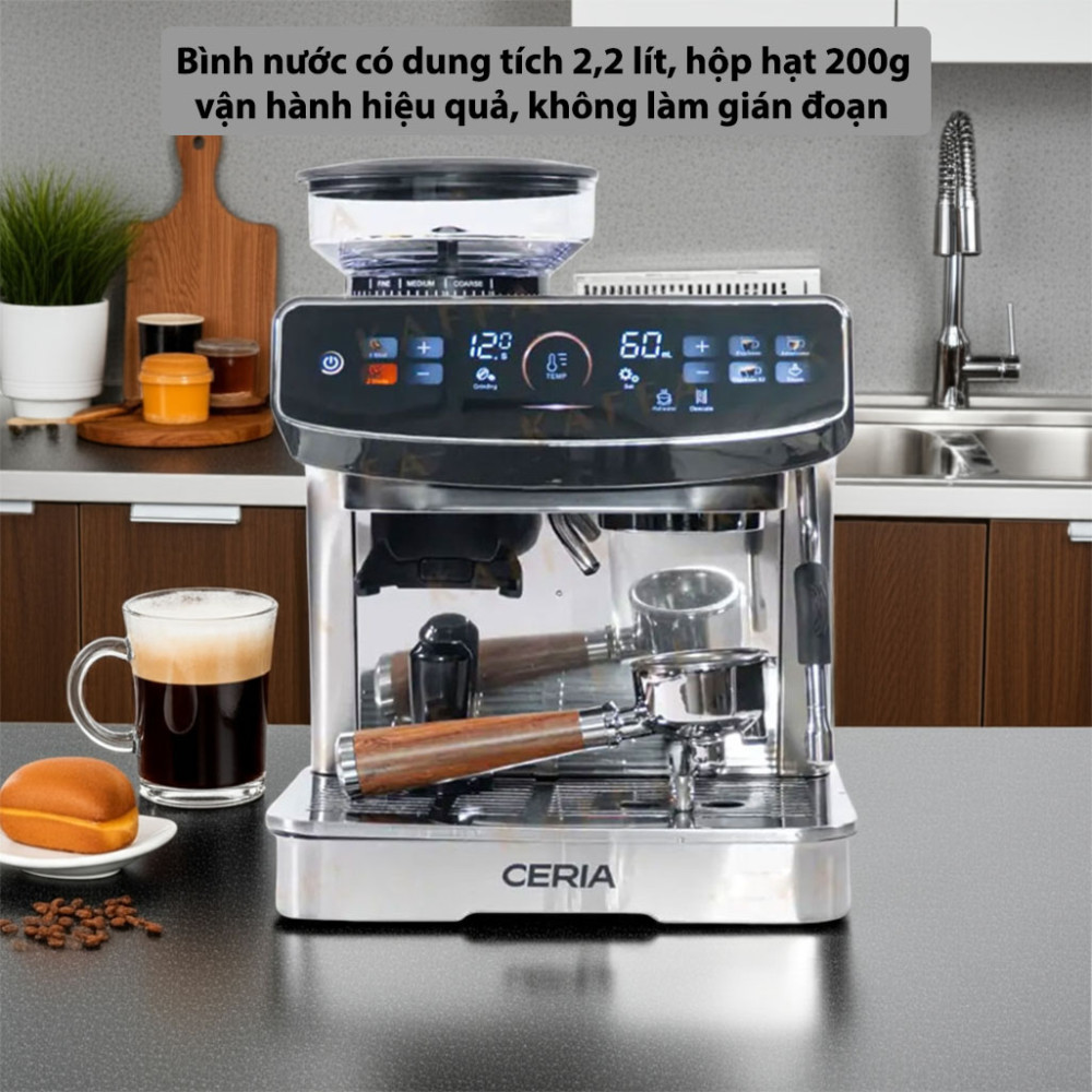 Máy pha cà phê Ceria Barista CB-30S - Hàng chính hãng