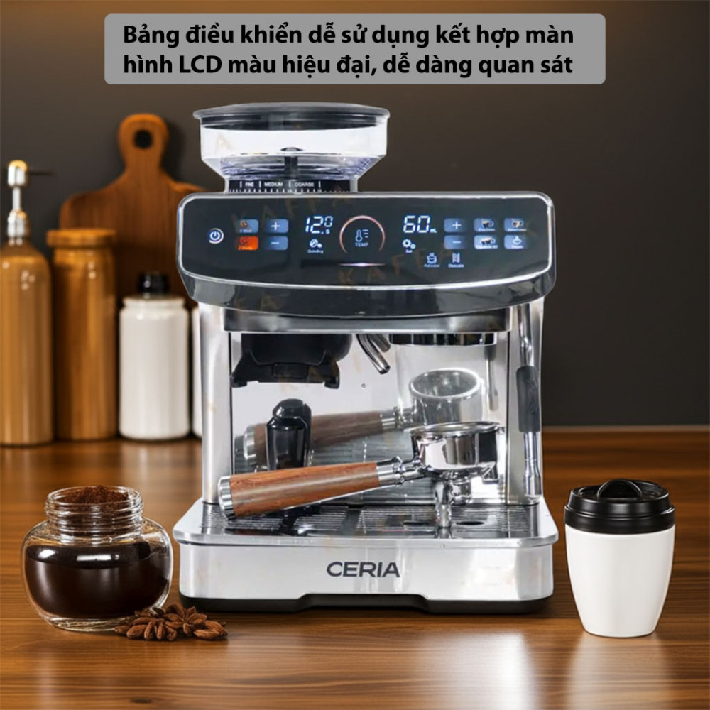 Máy pha cà phê Ceria Barista CB-30S - Hàng chính hãng