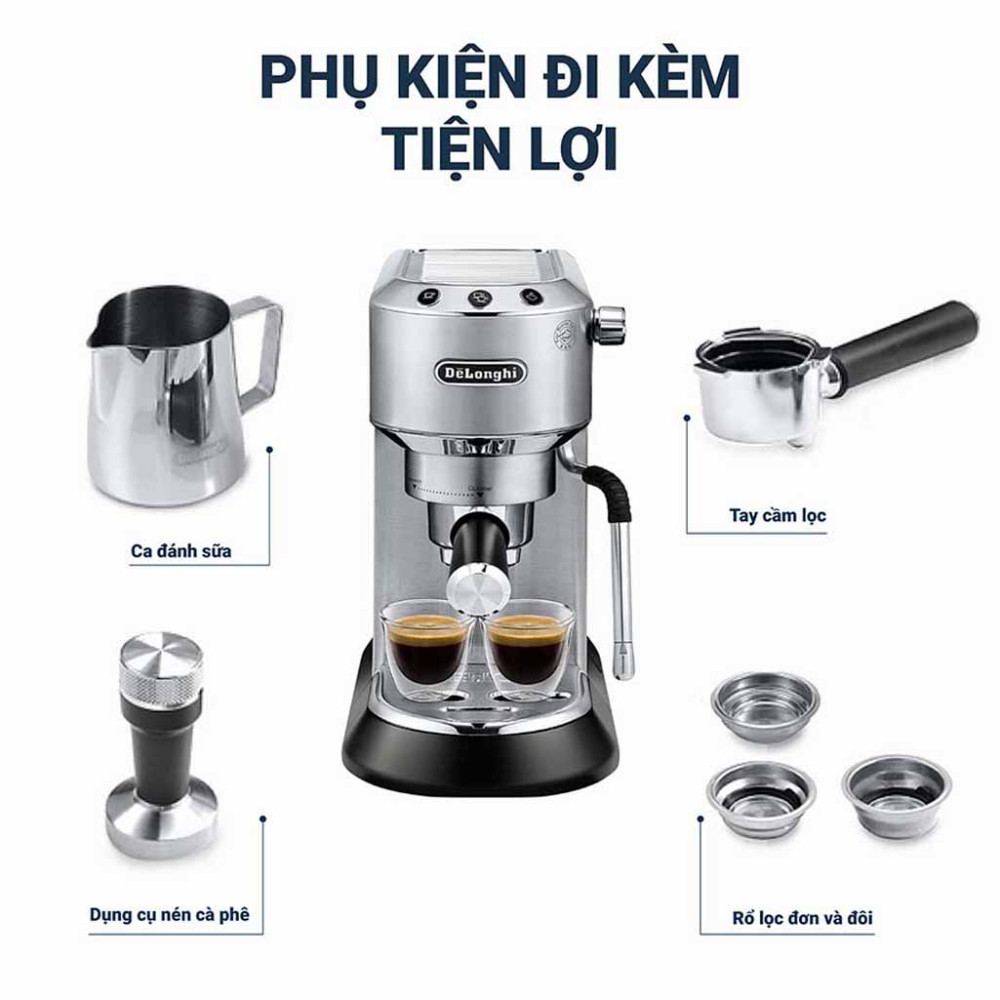 Máy pha cà phê Delonghi EC890.M - Hàng chính hãng