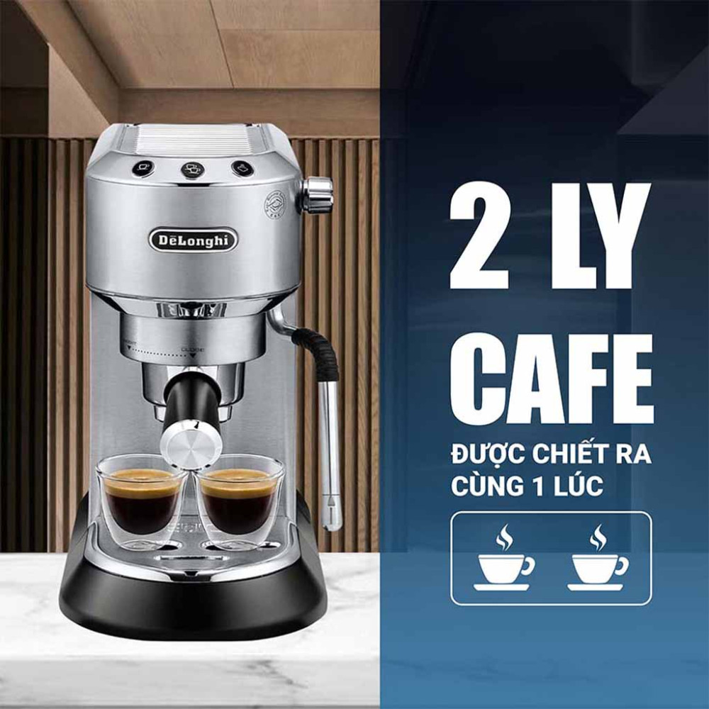 Máy pha cà phê Delonghi EC890.M - Hàng chính hãng