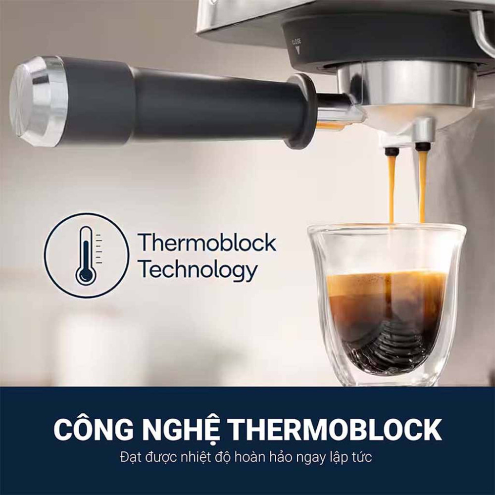 Hệ thống Thermoblock gia nhiệt nhanh chóng, kiểm soát nhiệt tốt