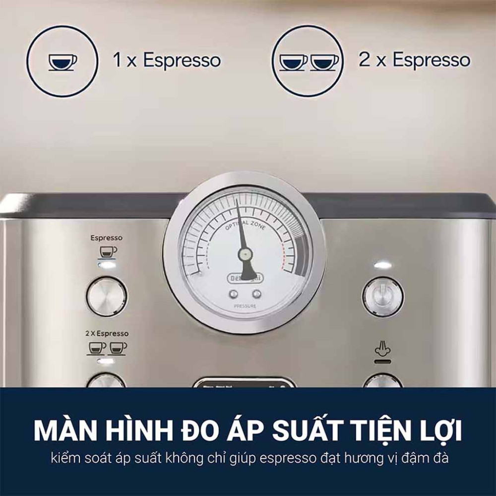 Có màn hình đo áp suất tiện lợi