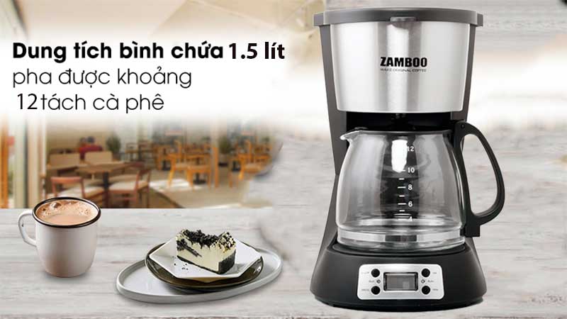 Máy pha cà phê Drip Zamboo ZB-55CFD - Hàng chính hãng