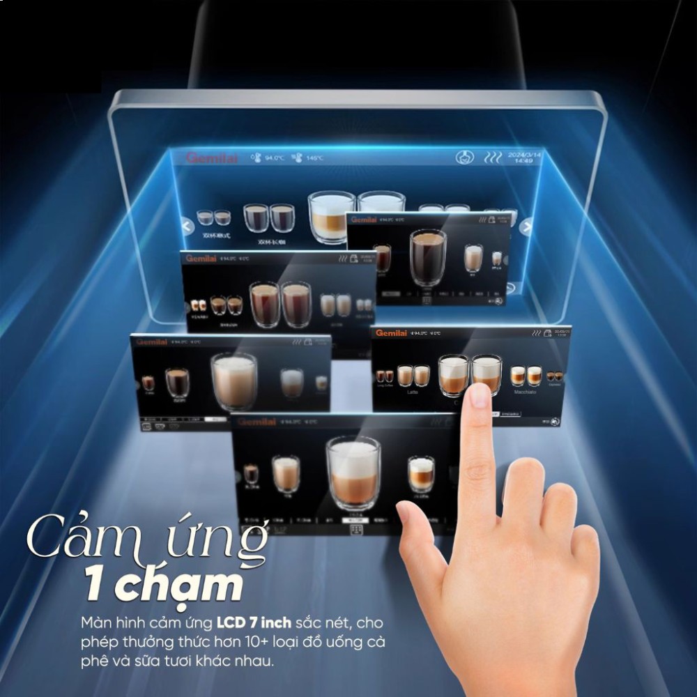 Máy pha cà phê Gemilai Master One - Hàng chính hãng
