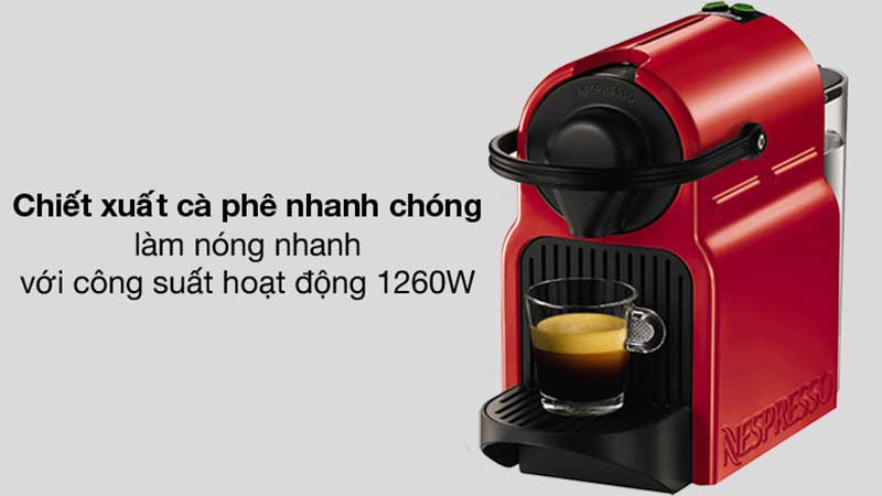 Máy pha cà phê viên nén Nespresso Krups Inissia XN1001 - Hàng chính hãng