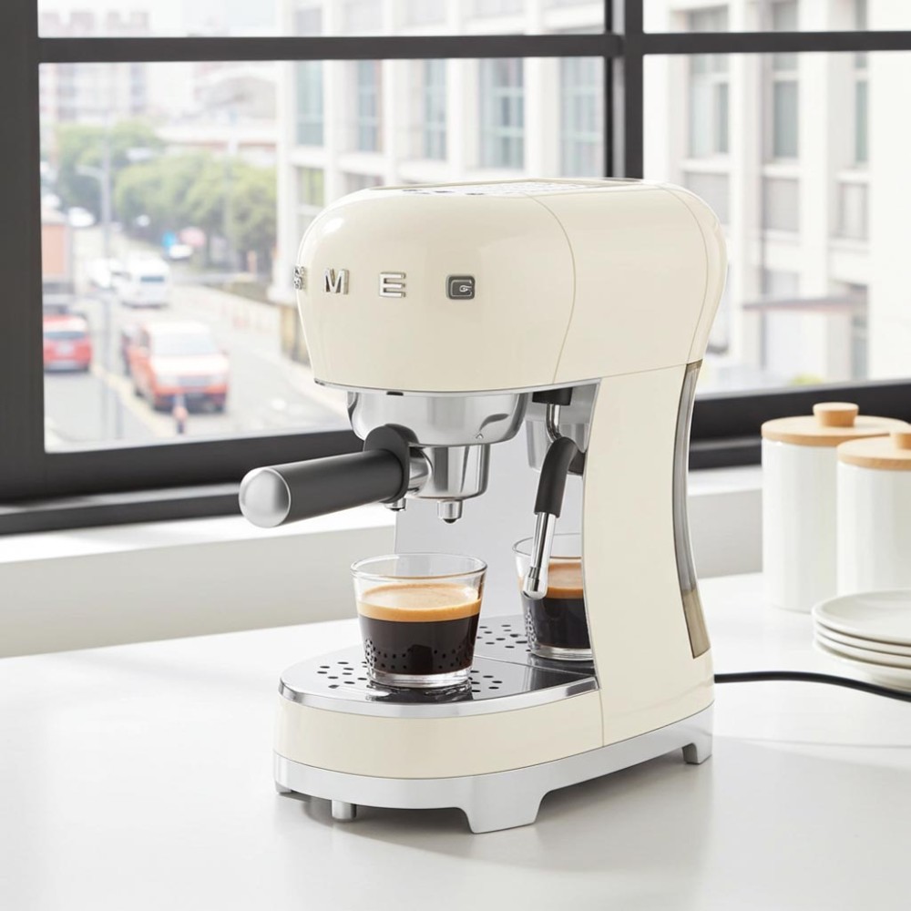 Máy pha cafe bán tự động SMEG ECF02 - Hàng chính hãng