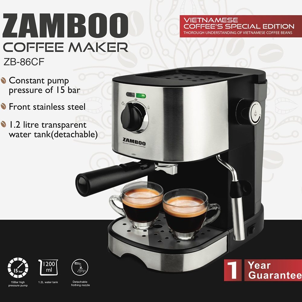 Máy pha cà phê Zamboo ZB-86CF