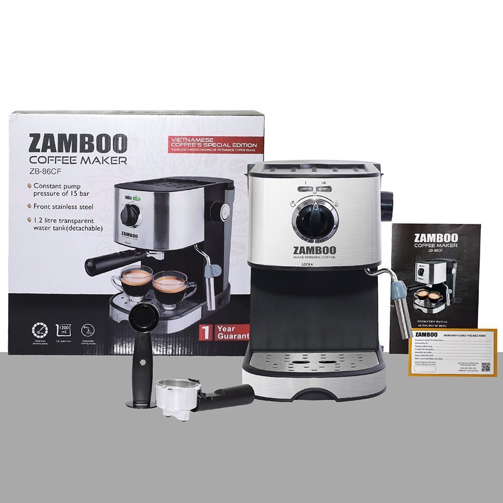Máy pha cà phê Zamboo ZB-86CF