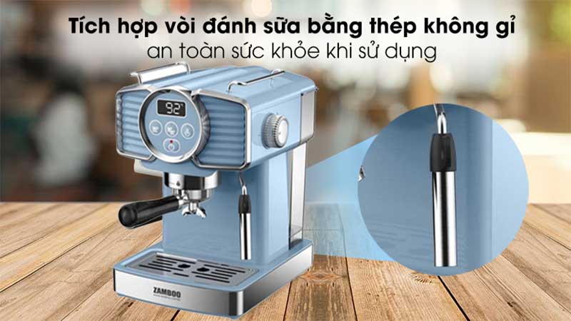 Máy pha cà phê Zamboo ZB-901PRO - Hàng chính hãng
