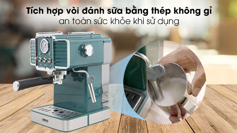 Máy pha cà phê Zamboo ZB-90PRO - Hàng chính hãng