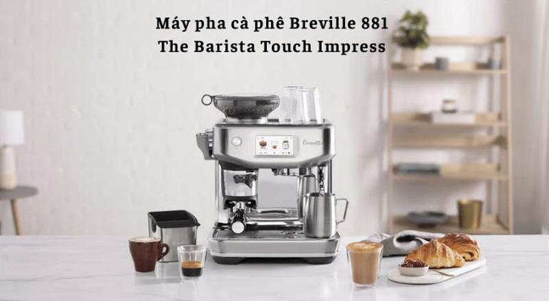 Máy pha cafe bán tự động Breville BES881  - Hàng chính hãng
