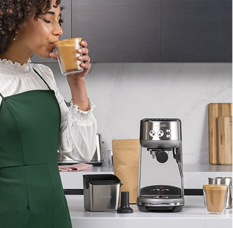 Máy pha cà phê Breville the Bambino BES-450 BSS - Hàng chính hãng