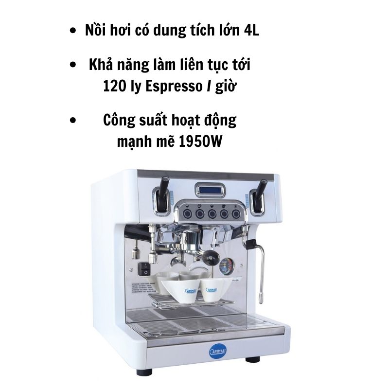 Máy pha cà phê Carimali Cento Plus - Hàng chính hãng
