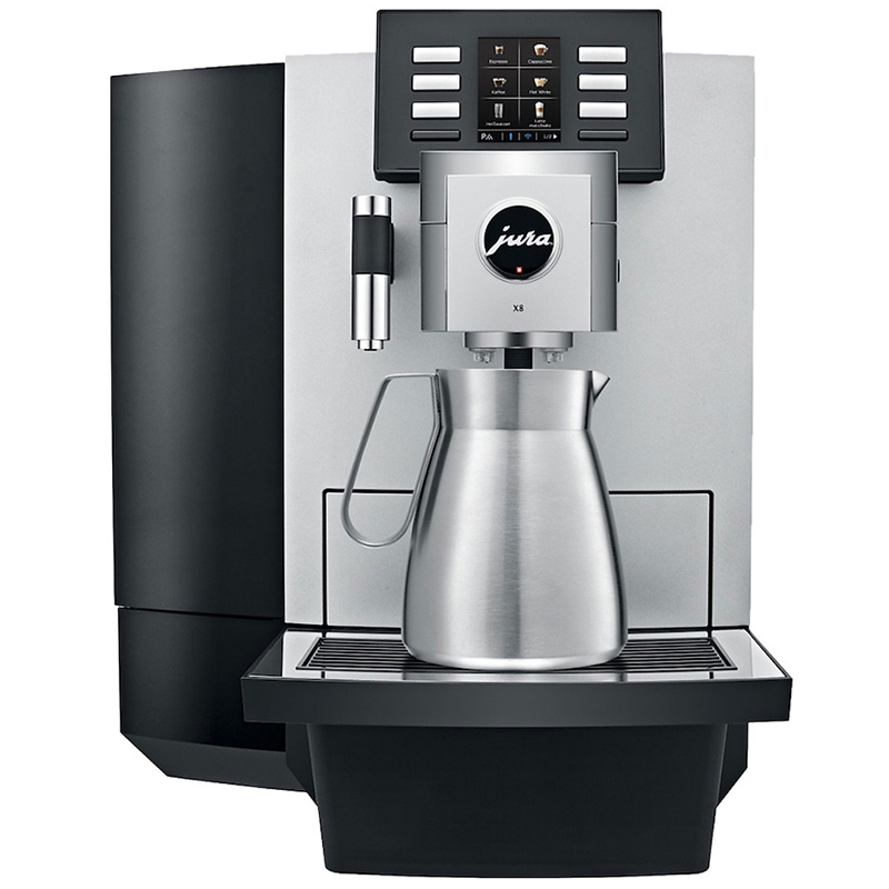 Dung tích bình chưa nước là 5L, hộc chứa hạt 500g, pha được 50-70 ly/ ngày