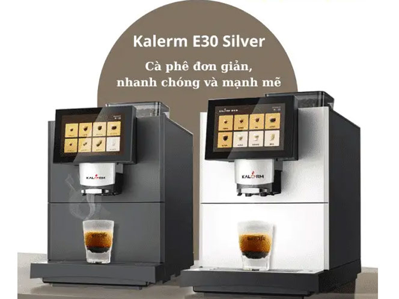 Máy sở hữu 2 gam màu đen và bạc sang trọng tạo điểm nhấn cho không gian lắp đặt sử dụng