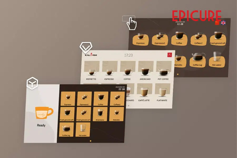 Máy pha cà phê tự động Kalerm E60L - Hàng chính hãng