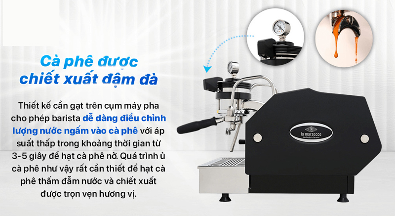 Máy pha cà phê La Marzocco GS3 1 GROUP AV - Hàng chính hãng
