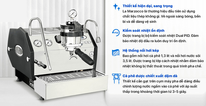 Máy pha cà phê La Marzocco GS3 1 GROUP AV - Hàng chính hãng