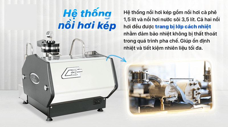 Máy pha cà phê La Marzocco GS3 1 GROUP AV - Hàng chính hãng