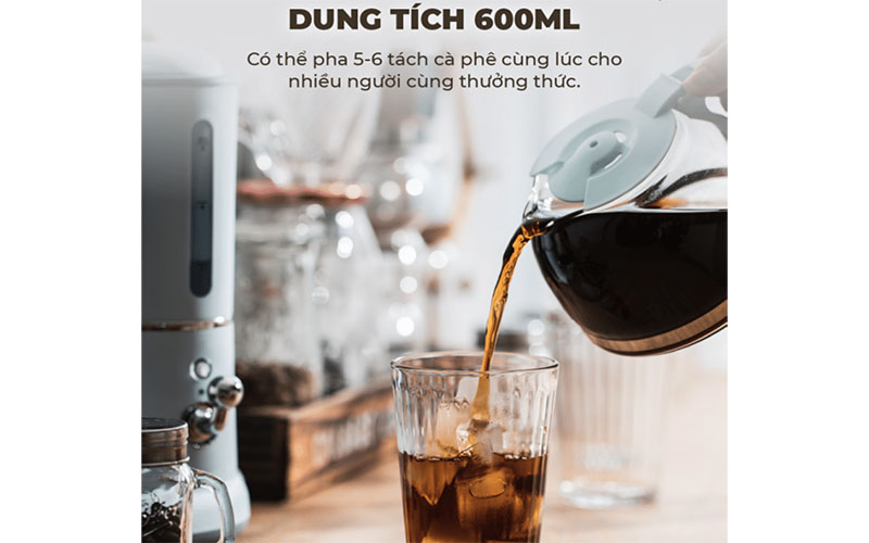 Máy pha cà phê mini Bear SB-CF06A - Hàng chính hãng