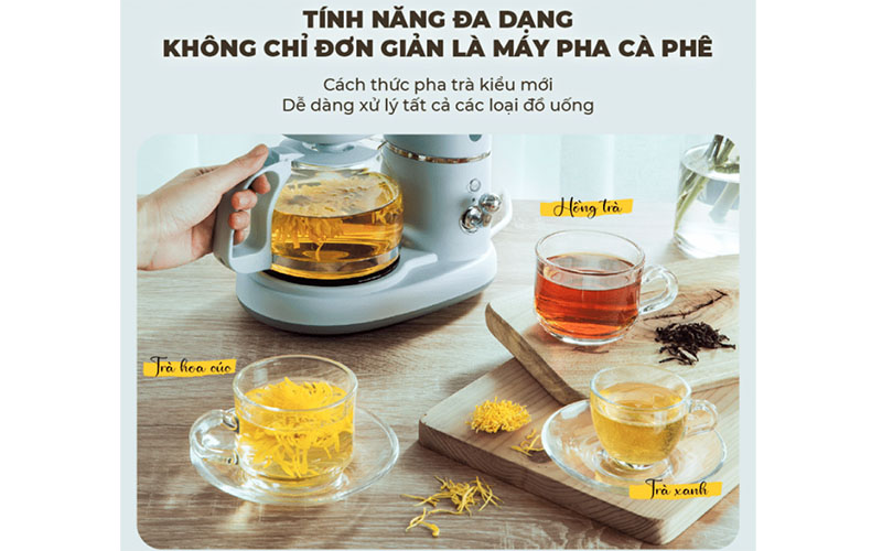 Máy pha cà phê mini Bear SB-CF06A - Hàng chính hãng