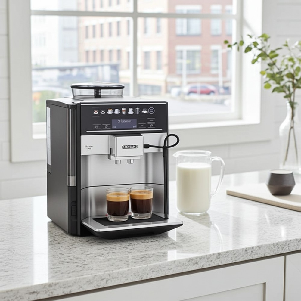 Máy pha cafe tự động Siemens TE657M03DE ( EQ6 plus S700) - Hàng chính hãng