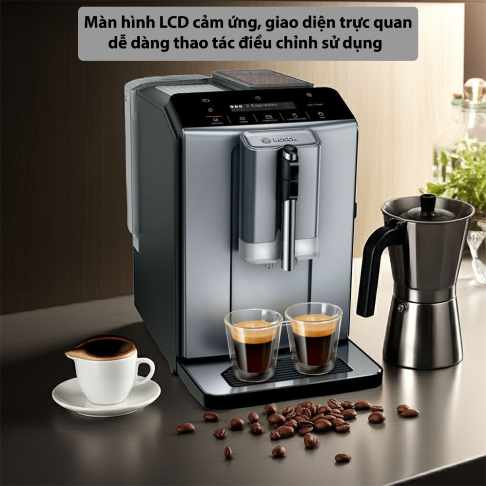 Máy pha cà phê tự động Bosch TIE20504 - Hàng chính hãng