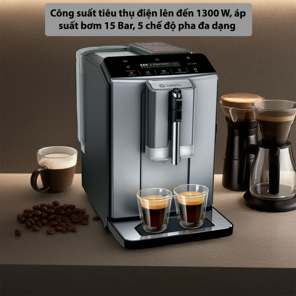 Máy pha cà phê tự động Bosch TIE20504 - Hàng chính hãng