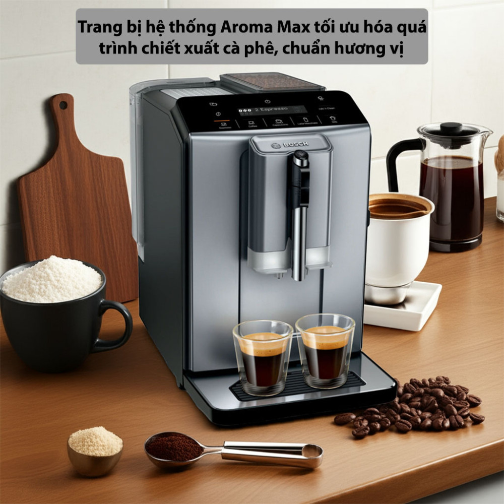 Máy pha cà phê tự động Bosch TIE20504 - Hàng chính hãng