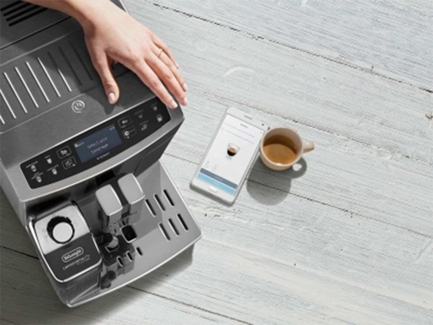 Thiết kế hiện đại của máy pha cà phê tự động Capucino Delonghi Ecam 510.55