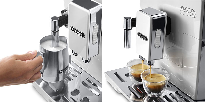Máy pha cà phê tự động DeLonghi ECAM45.760.W - Hàng chính hãng