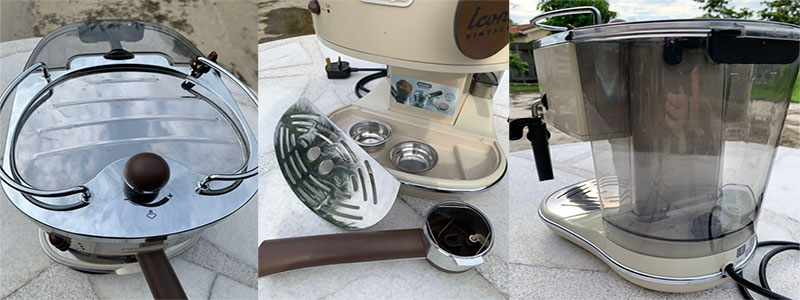 Thiết kế của Máy pha cà phê tự động DeLonghi Icona Vintage ECOV311.BG