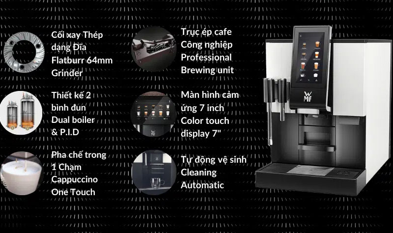 Máy pha cà phê WMF 1100S - Hàng chính hãng
