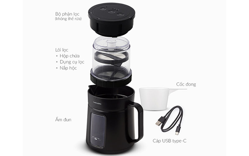 Máy pha cà phê ủ lạnh Lacuzin LCZ065 - Hàng chính hãng
