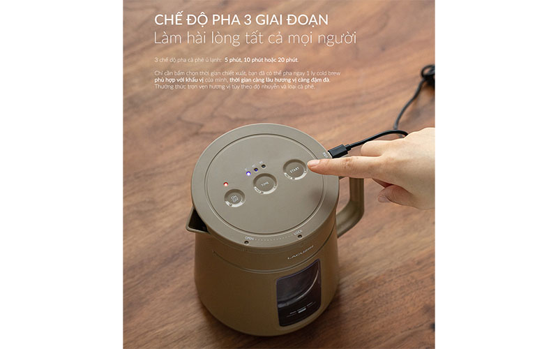 Máy pha cà phê ủ lạnh Lacuzin LCZ065 - Hàng chính hãng