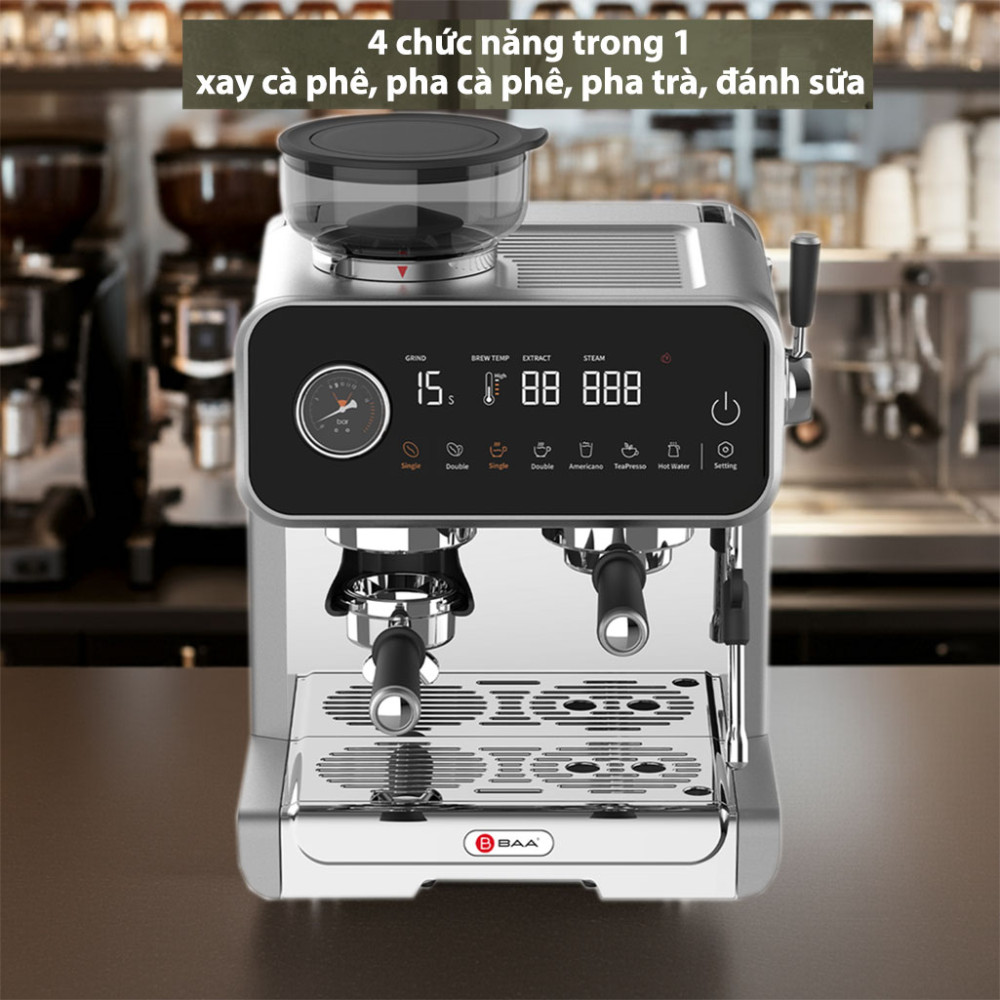 Máy pha cà phê và trà BAA 989 3100W - Hàng chính hãng