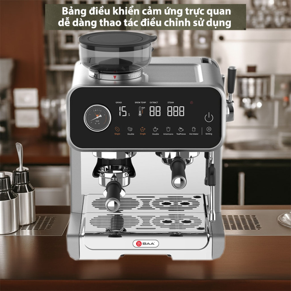 Máy pha cà phê và trà BAA 989 3100W - Hàng chính hãng