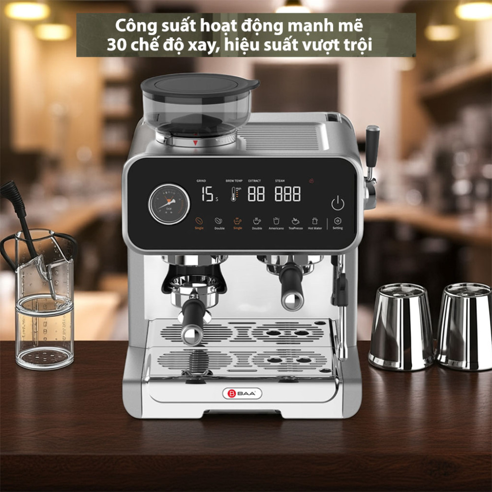 Máy pha cà phê và trà BAA 989 3100W - Hàng chính hãng