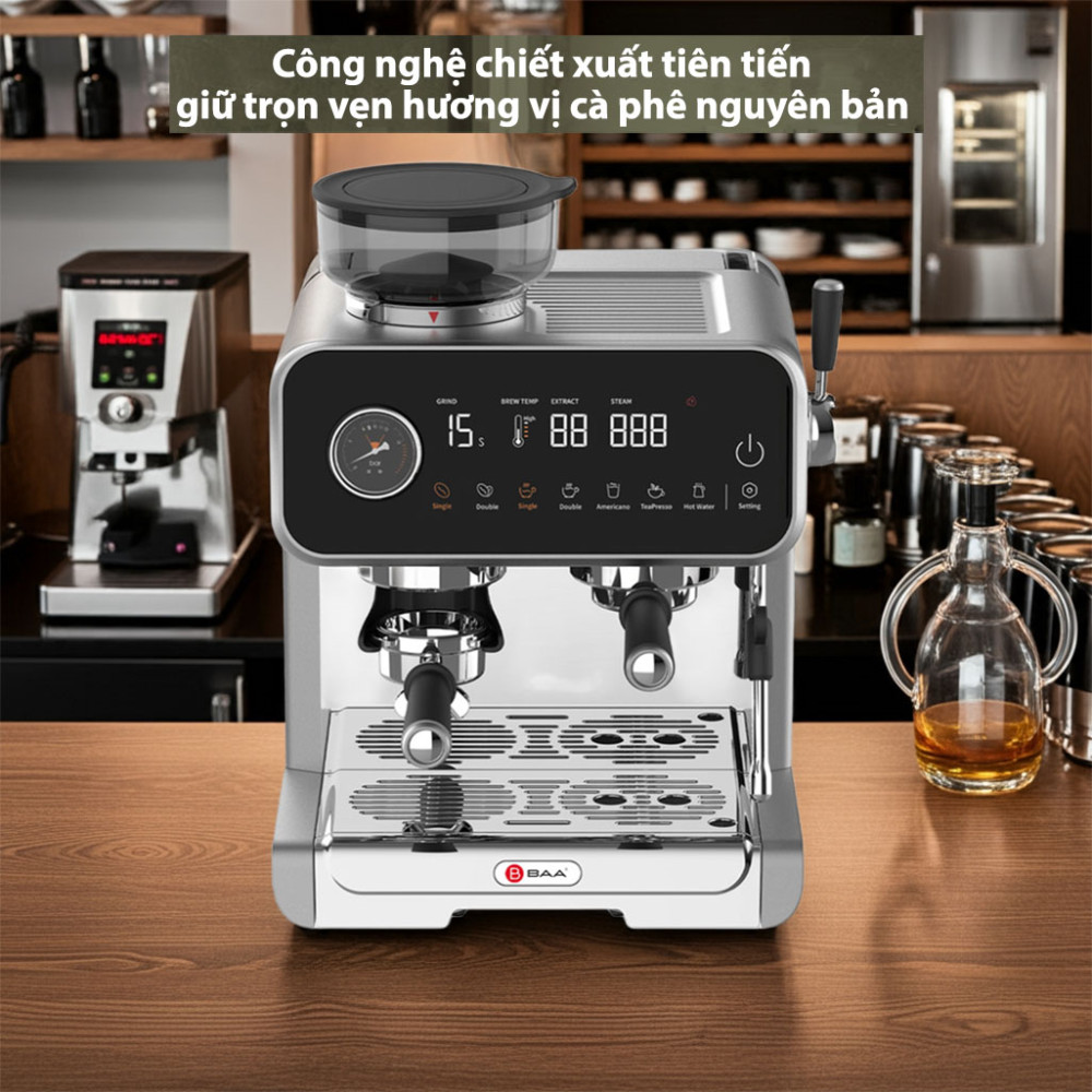 Máy pha cà phê và trà BAA 989 3100W - Hàng chính hãng