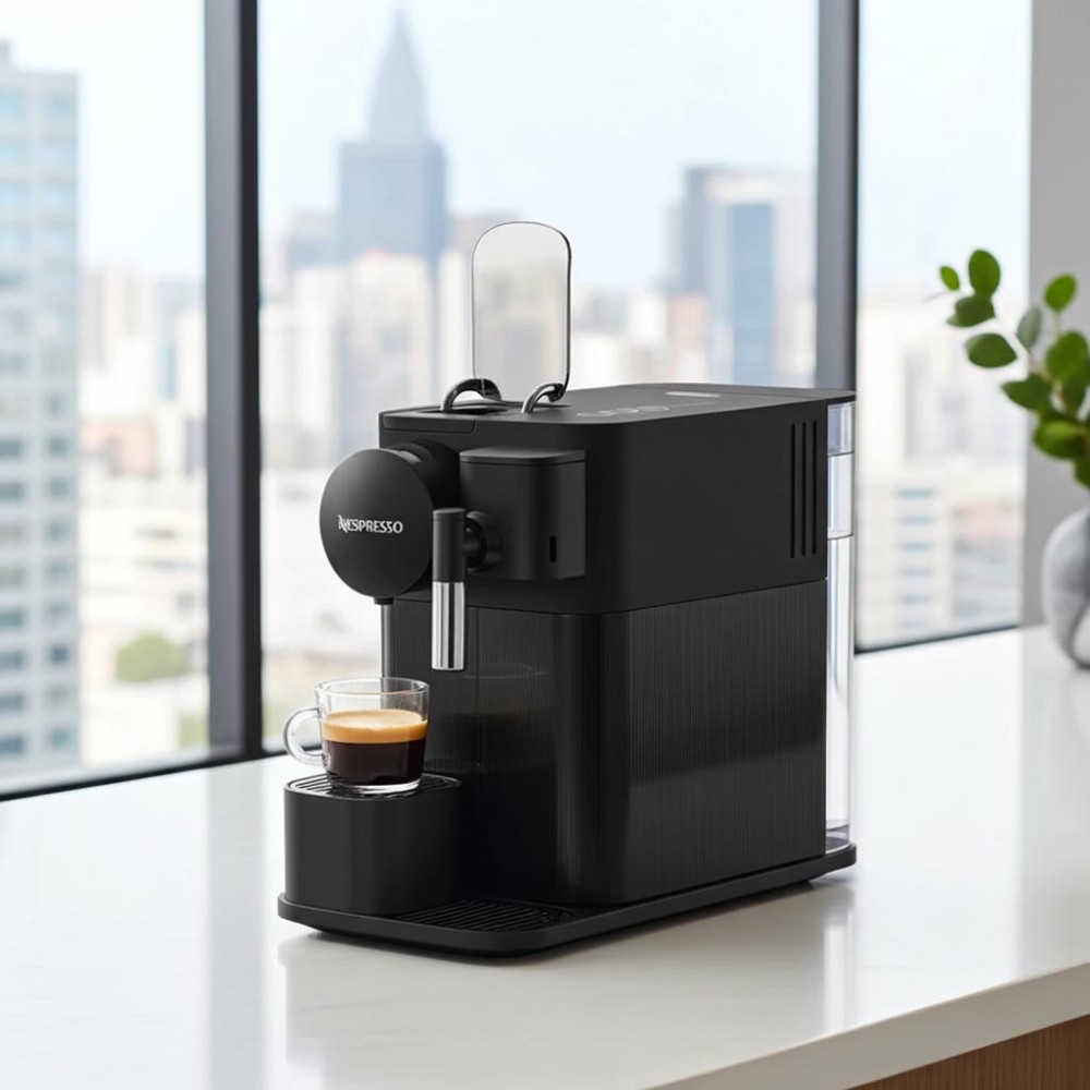 Máy pha cà phê viên nén Nespresso DeLonghi Lattissima One EN510.B - Hàng chính hãng