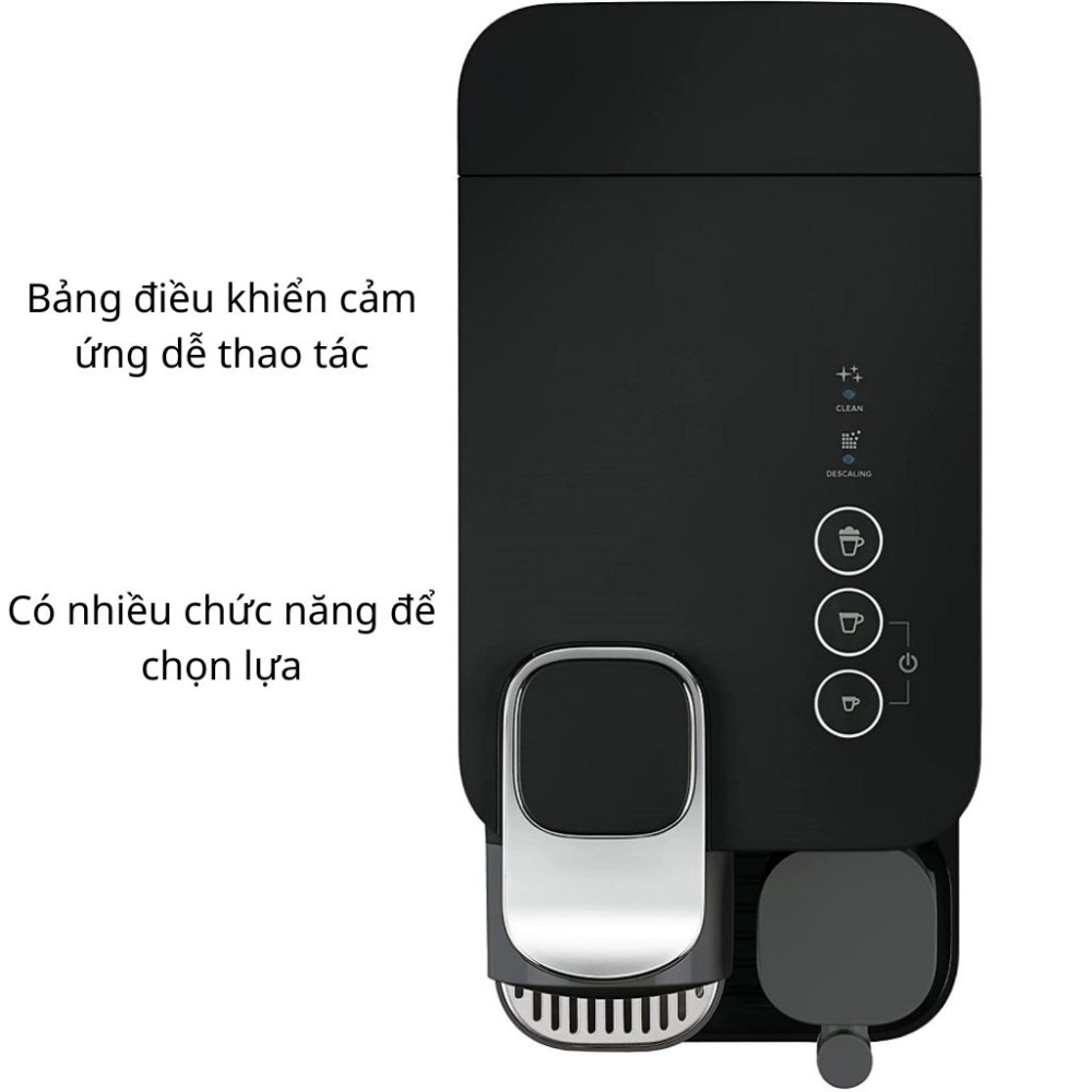 Máy pha cà phê viên nén Nespresso DeLonghi Lattissima One EN510.B - Hàng chính hãng
