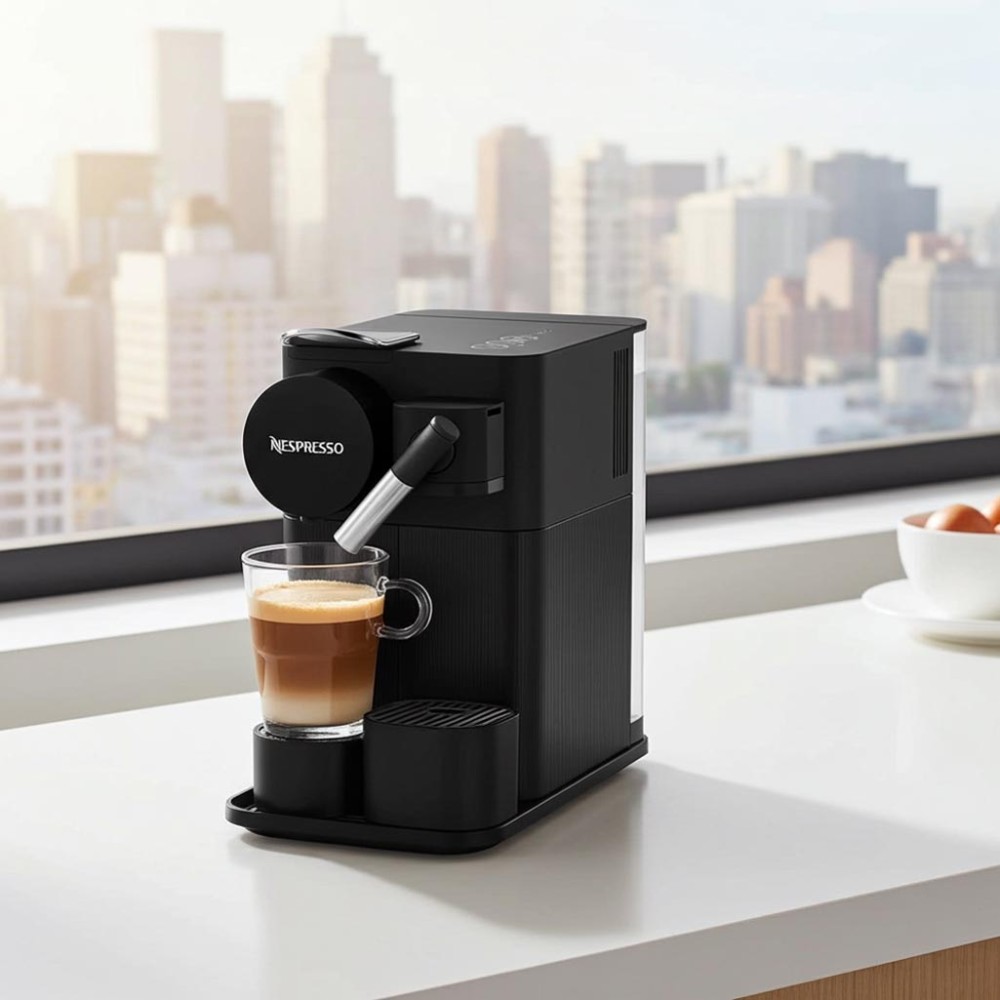 Máy pha cà phê viên nén Nespresso DeLonghi Lattissima One EN510.B - Hàng chính hãng