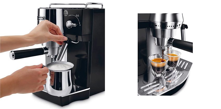 Máy pha cafe Espresso DeLonghi EC 820.B - Hàng chính hãng