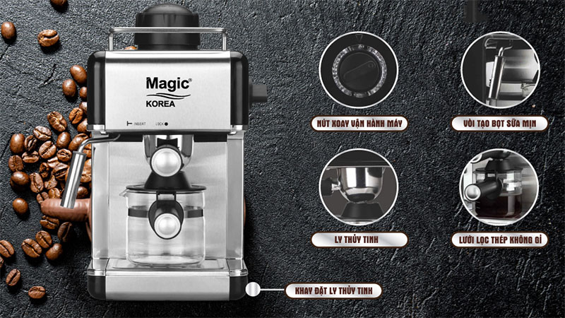 Máy pha cafe Magic Korea A-98 - Hàng chính hãng