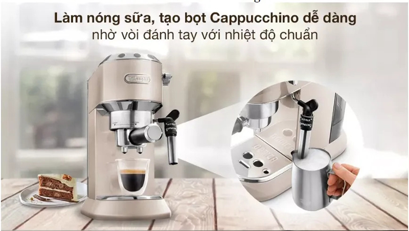 Máy pha cà phê Delonghi EC885.GY - Hàng chính hãng